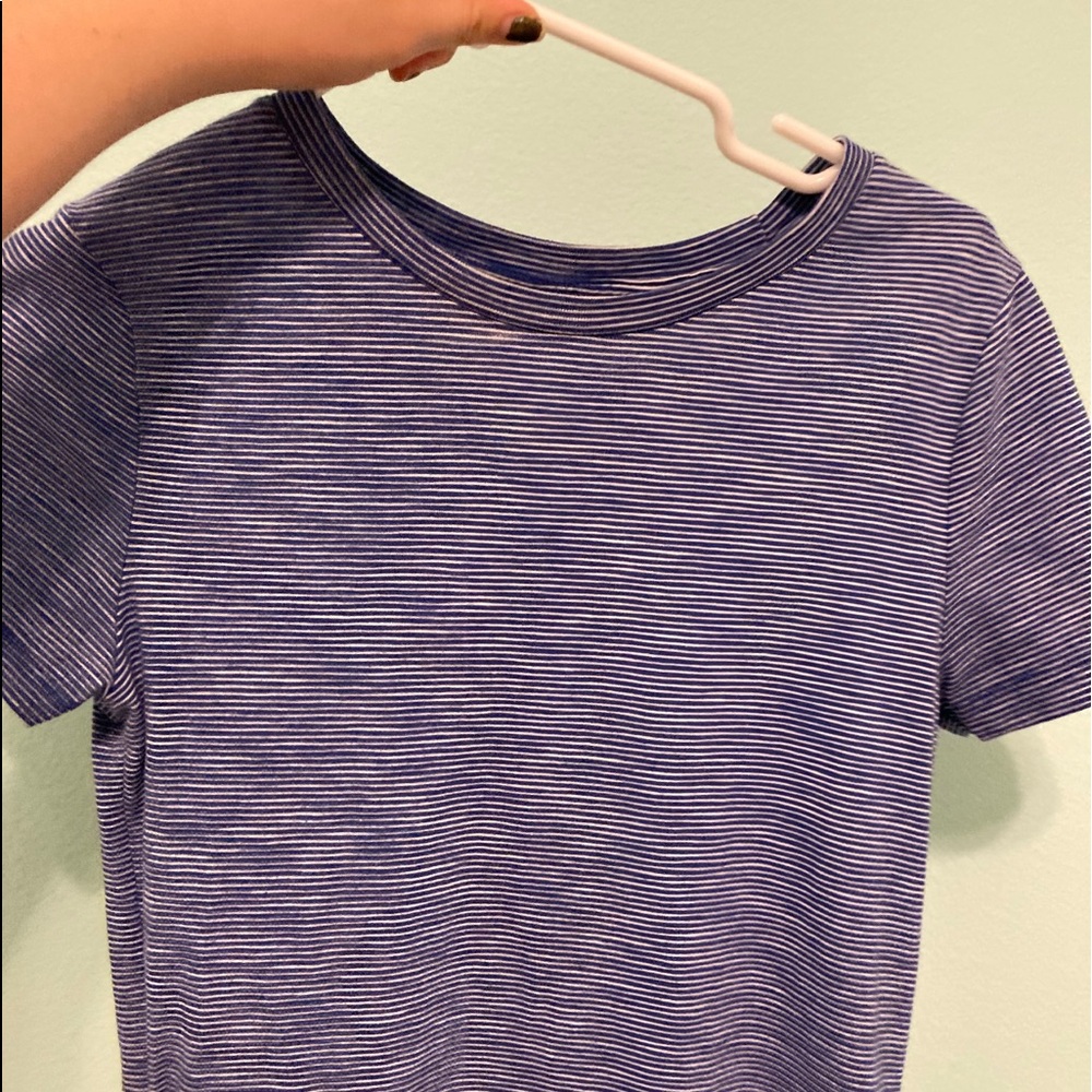 Stripe blue top